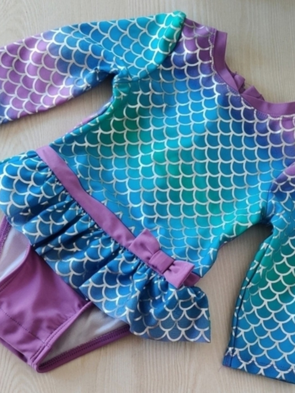 Cat&Jack Mermaid Swimsuit Size 12 Months